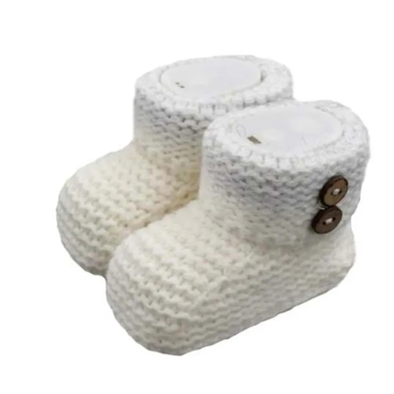 Chaussons d'hiver tricotés Andywawa pour bébé