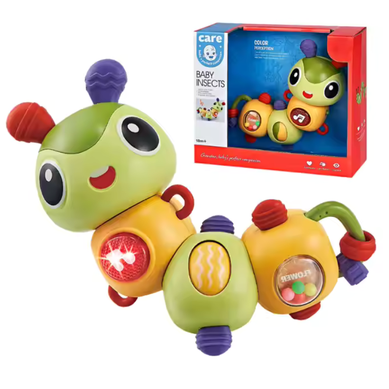 xx Chenille Musicale Rotative à Lumières – Jouet d’Éveil