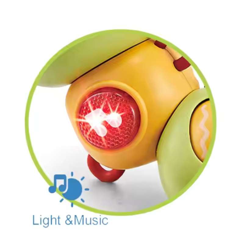 Chenille Musicale Rotative à Lumières – Jouet d’Éveil