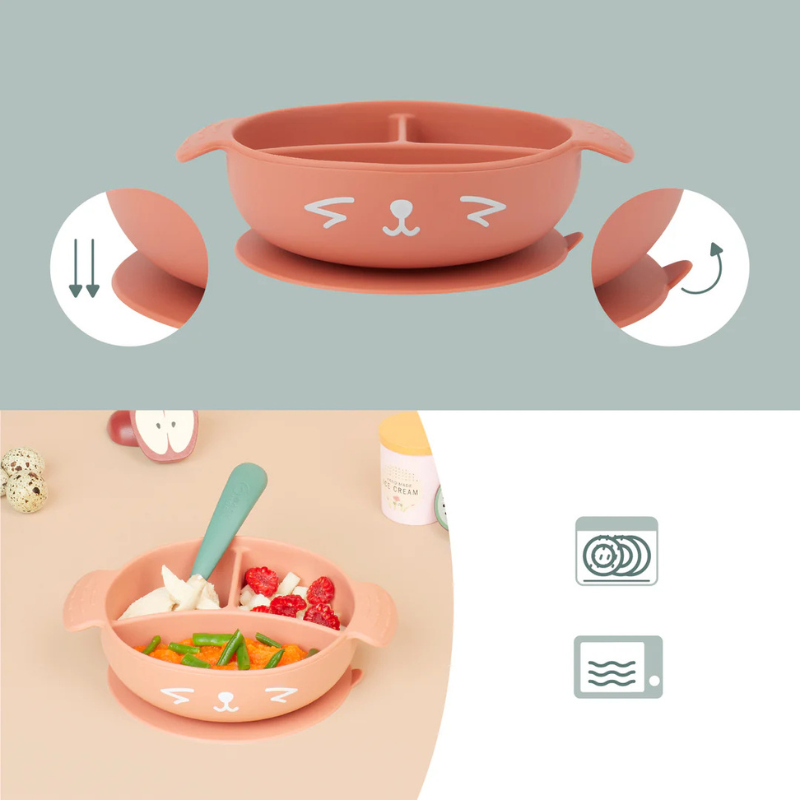 Coffret vaisselle en silicone - 15-24 mois - Babymoov