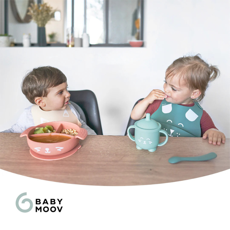 Coffret vaisselle en silicone - 15-24 mois - Babymoov