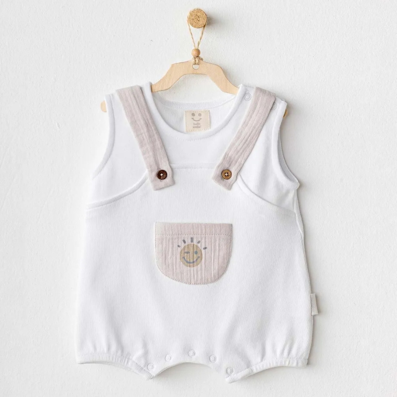 Combinaison bébé Andywawa Basic en  Blanc