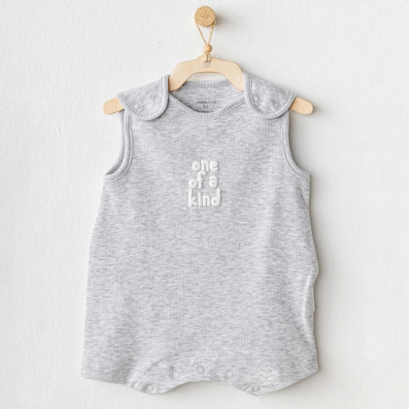 Combinaison bébé basique Andywawa 5 Gris chiné