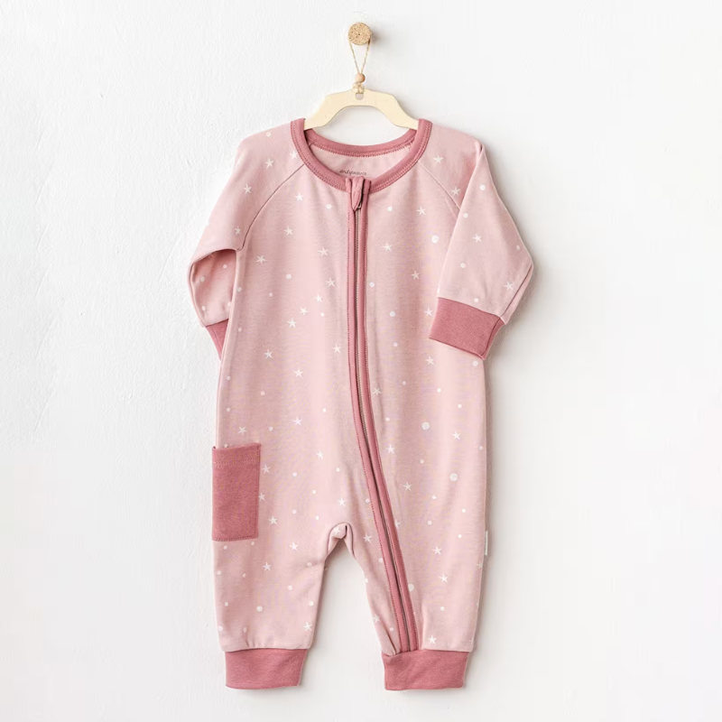 Combinaison bébé rose Andywawa
