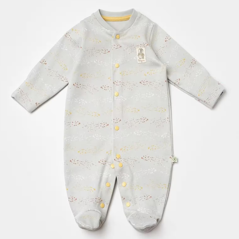 xx Combinaison nouveau-né  Penguin 60776 Écru Gris - Biorganic