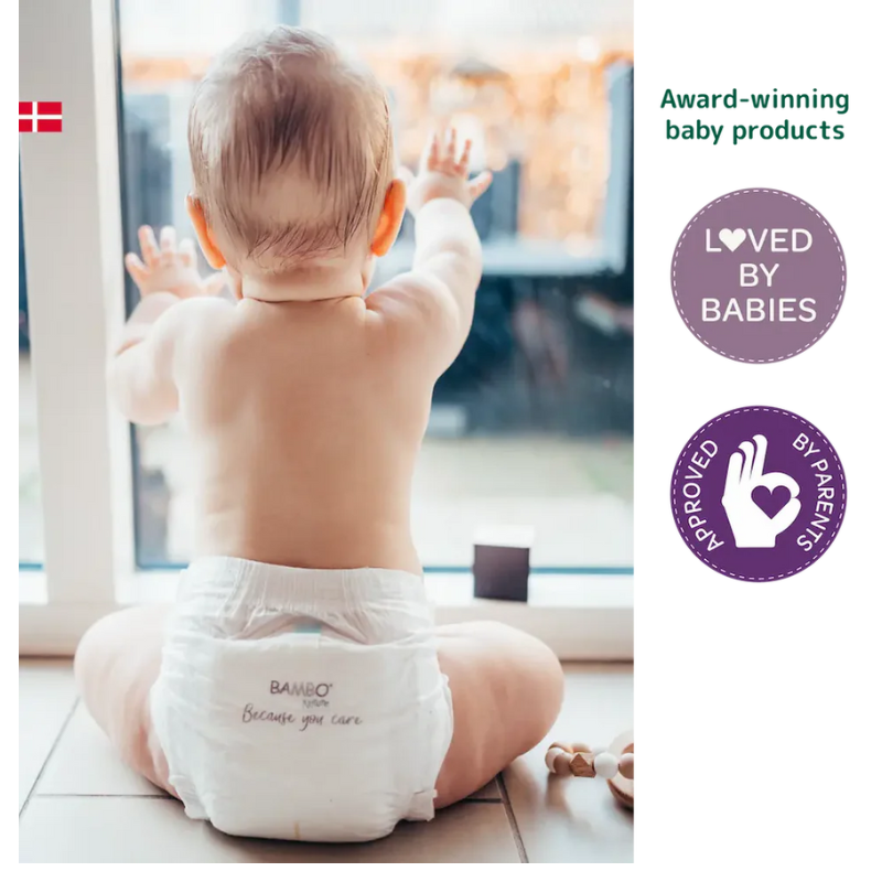 Couches Bambo Nature Taille 2 (3-6kg) 30 unités