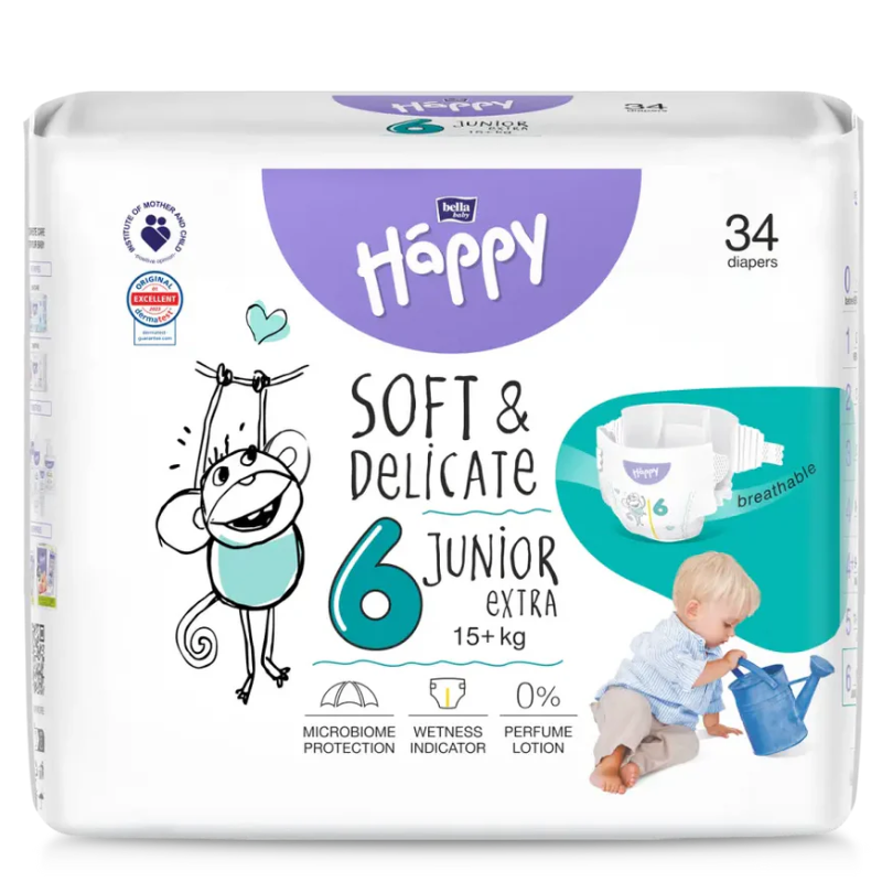 xx Couches Happy Baby, taille 6 34 pièces