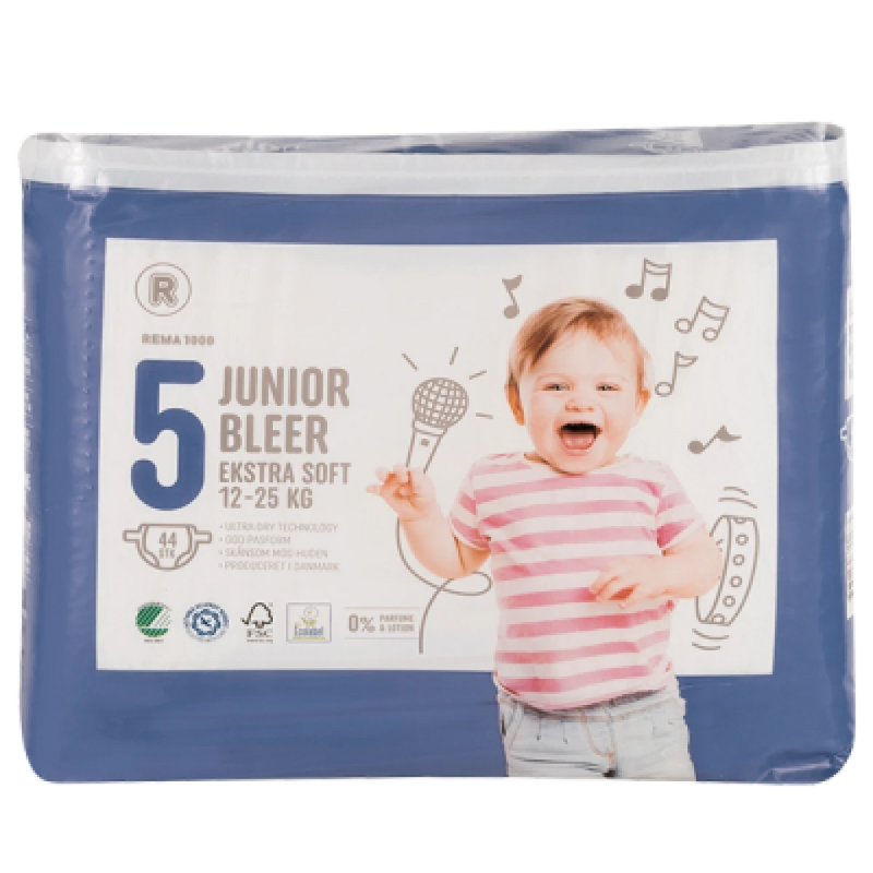 xx Couches  JUNIOR BLEER Taille 5   (12–25 kg)