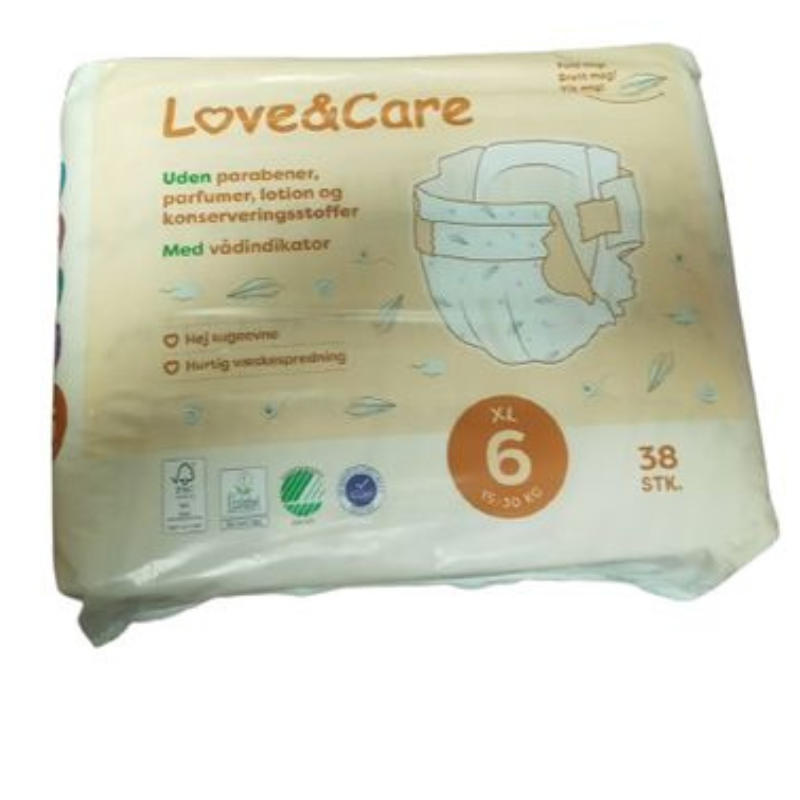 xx Couches Love Care 6 junior 7-16 kg( 38x4)