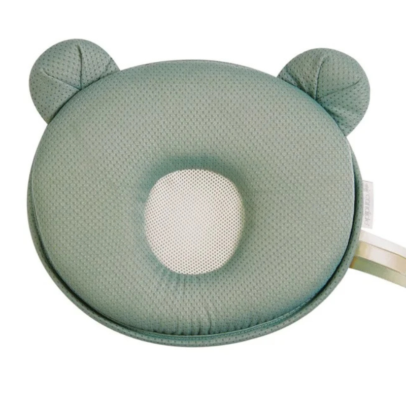 xx Coussin cale tête bébé P'tit Panda Air+ Kaki - Candide Expert