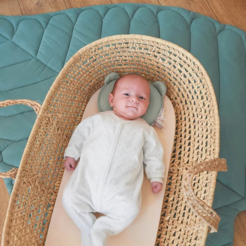 Coussin cale tête bébé P'tit Panda Air+ Kaki - Candide Expert