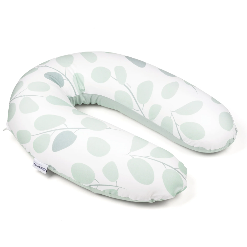 xx Coussin d'Allaitement et Maternité Buddy  Feuilles Vert Aqua - Doomoo