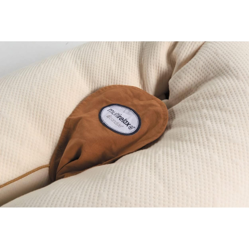 Coussin d'allaitement Multirelax Organic Coton beige - Candide