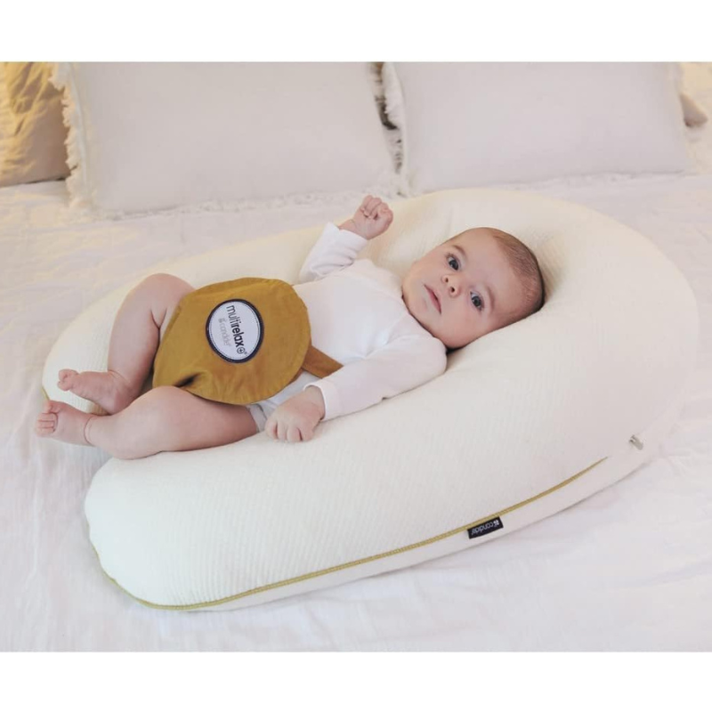 Coussin d'allaitement Multirelax Organic Coton beige - Candide