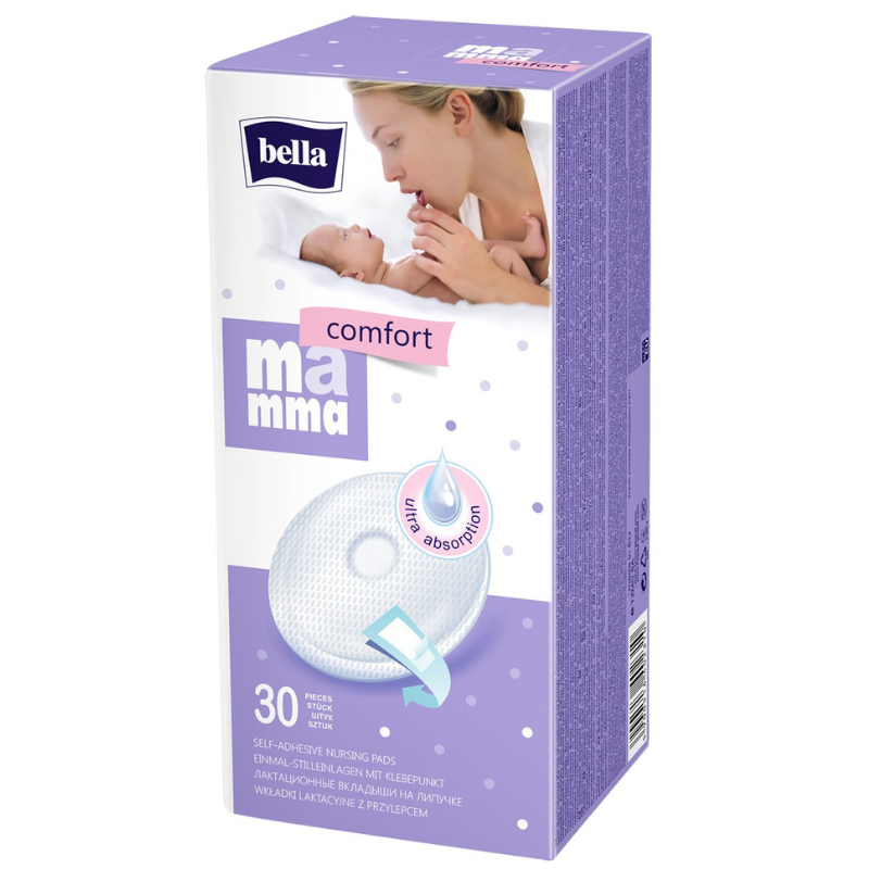 xx Coussinets d'allaitement Bella Mamma Comfort 30 unités Mauve