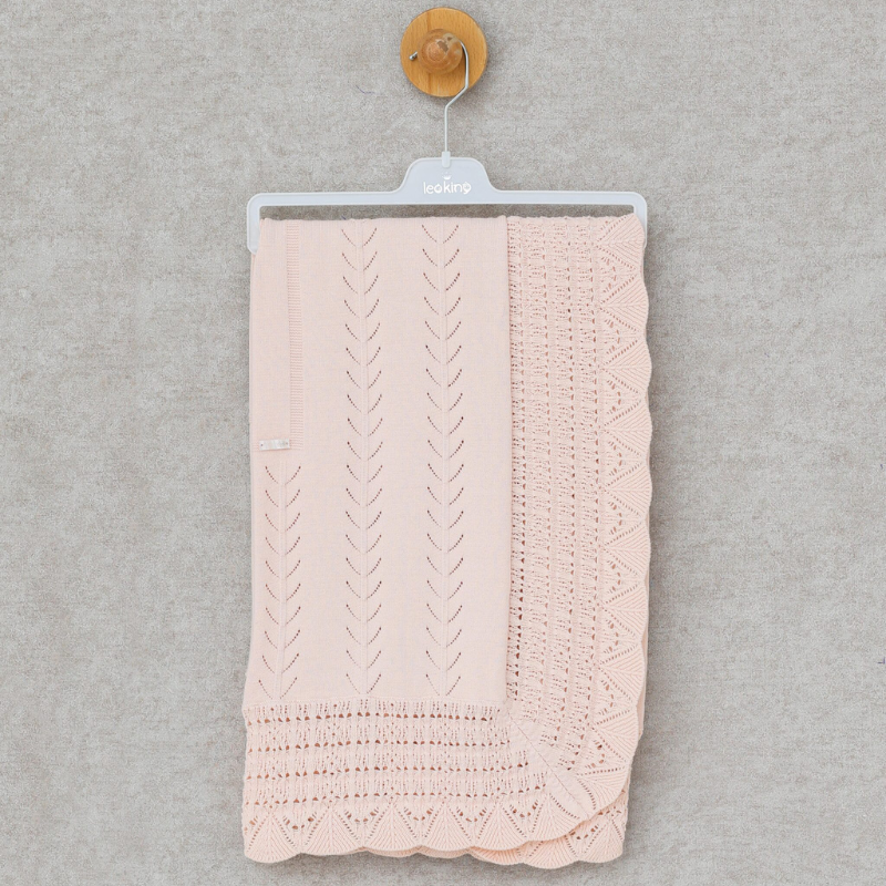 xx Couverture bébé fille Leio King – Coton Somon 6385