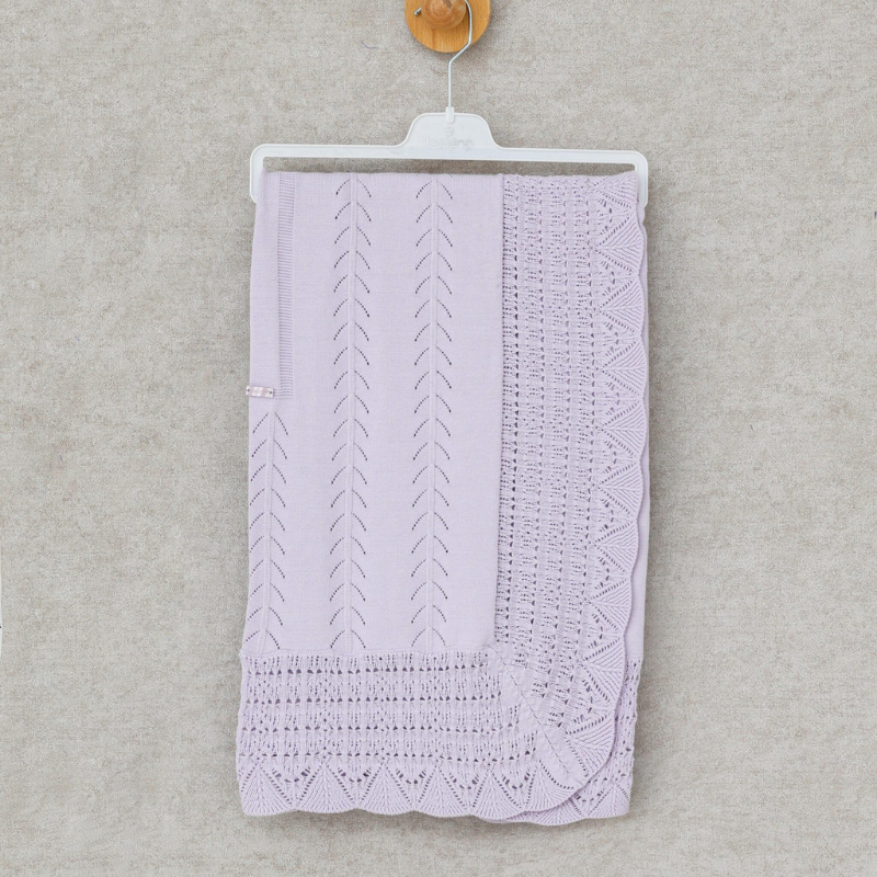 xx Couverture Bébé Leio King – Coton Lila