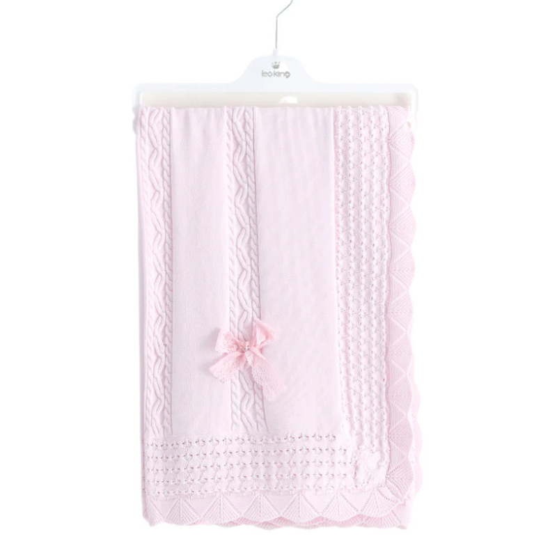 xx Couverture bébé Rose - leoking