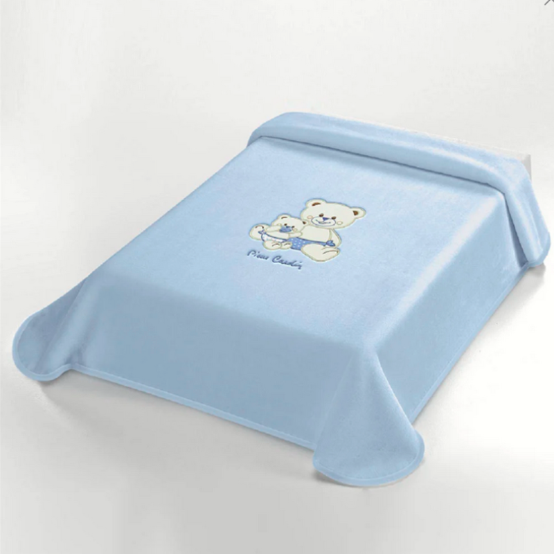 xx Couverture Ours Blue 110×140 cm – Pierre Cardin
