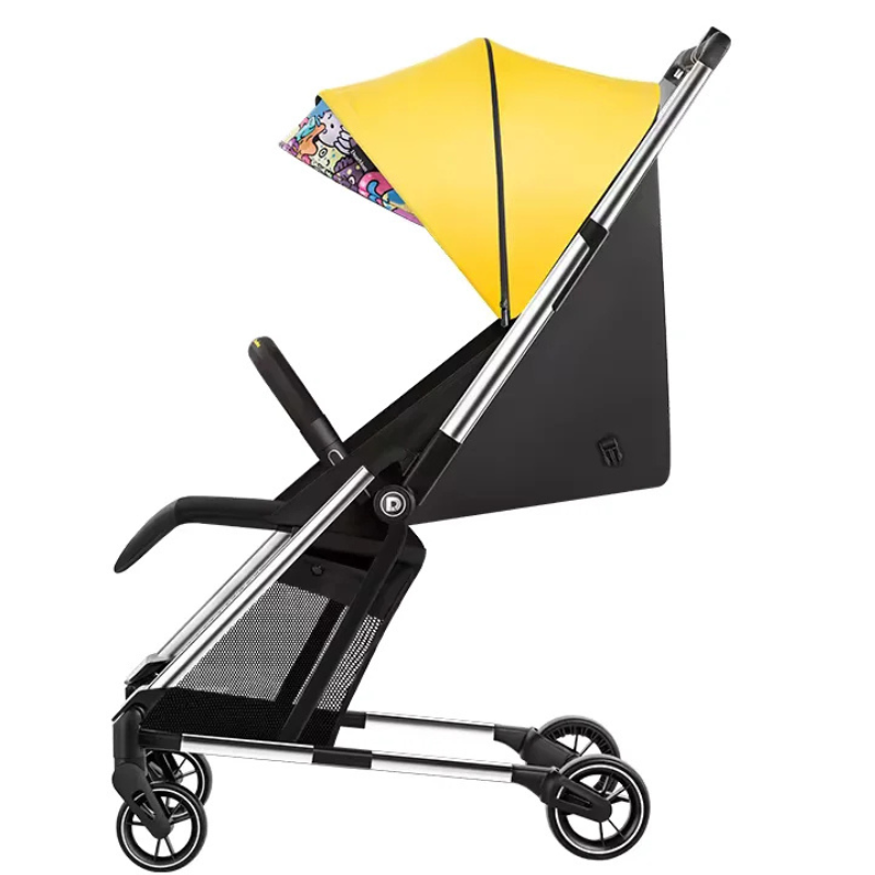 xx DearMom Poussette de voyage compacte pour tout-petits – coloris jaune