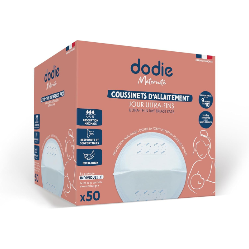 xx Dodie Coussinets d'allaitement jour x 50
