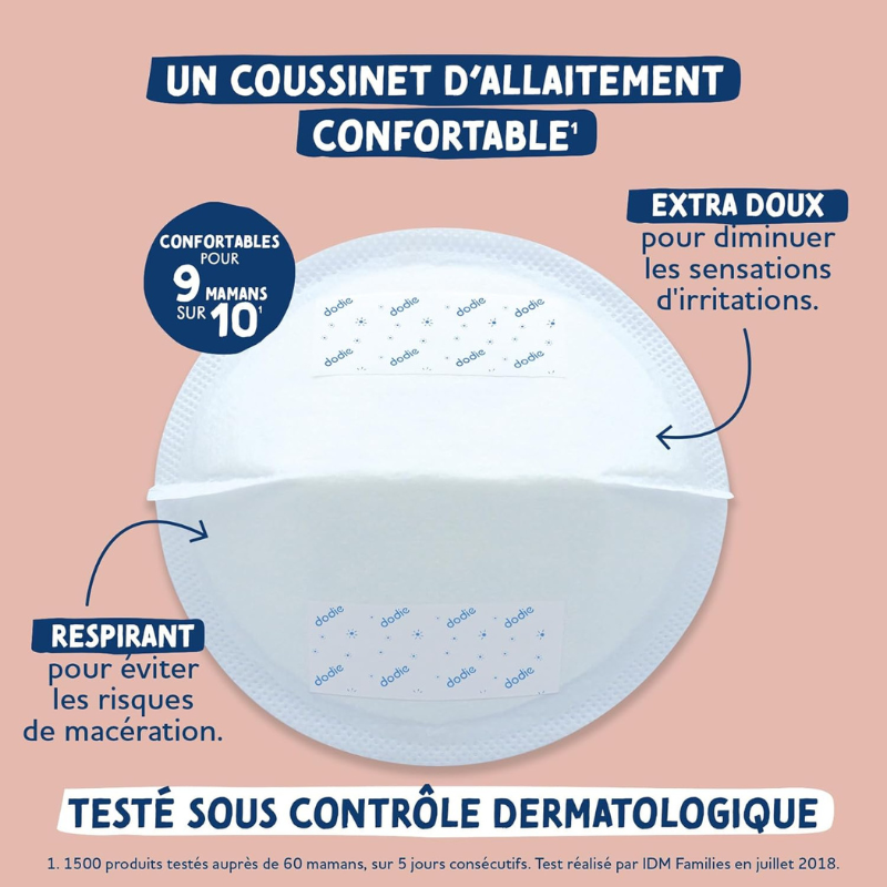 Dodie Coussinets d'allaitement jour x 50