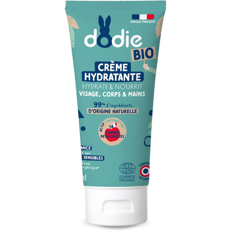 xx DODIE Crème Hydratante Bio - visage, corps et mains - dès la naissance - 75ml