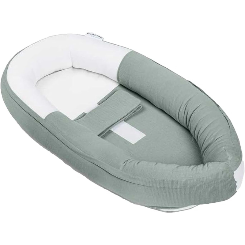 xx Doomoo Cocoon Réducteur De Lit  Tetra Jersey Vert