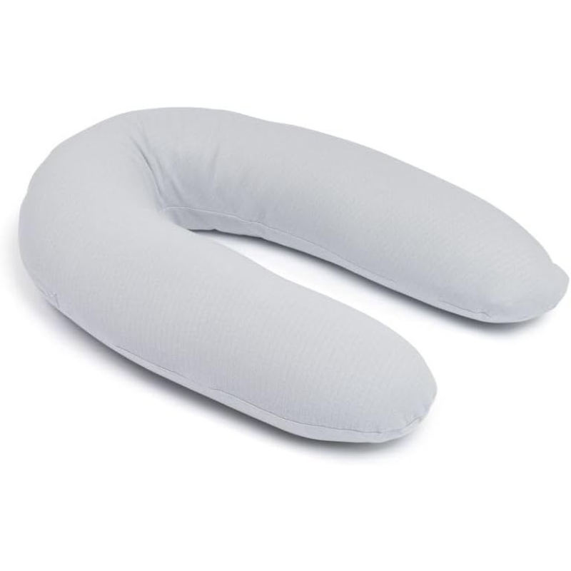 xx doomoo Coussin de Grossesse d'allaitement 2 en 1 Twisty - Gris