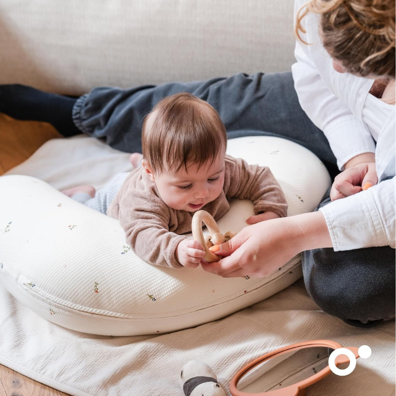 doomoo Coussin de Grossesse et d'allaitement 2 en 1 Twisty - Beige