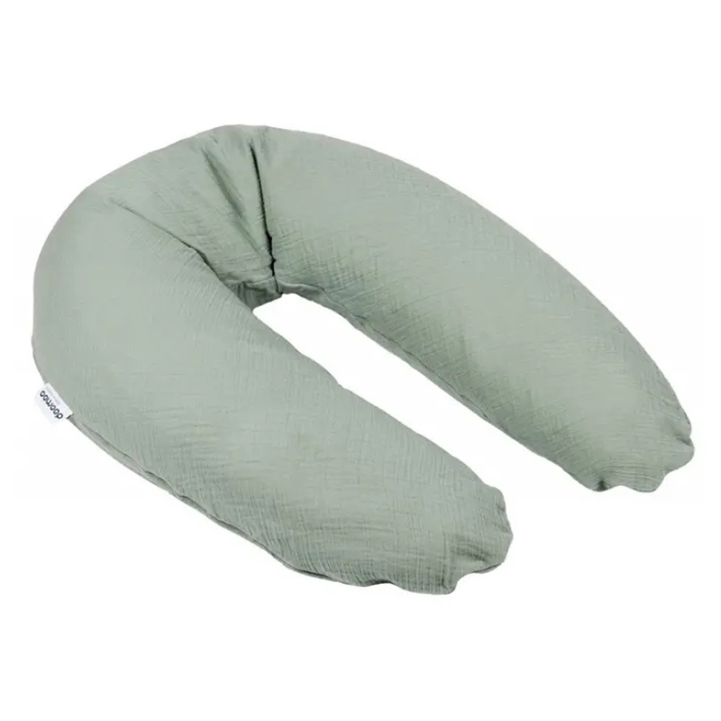 xx Doomoo – Coussin de maternité Comfy Big en tissu tétra vert