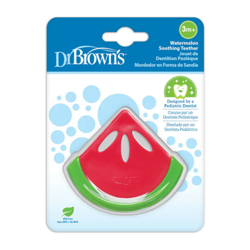xx Dr. Brown's Anneau de dentition Apaisant 3M+ - Pastèque