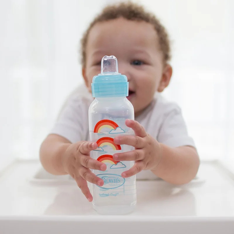 Dr. Brown’s Biberon Cole étroit 250ml Blue 6M+