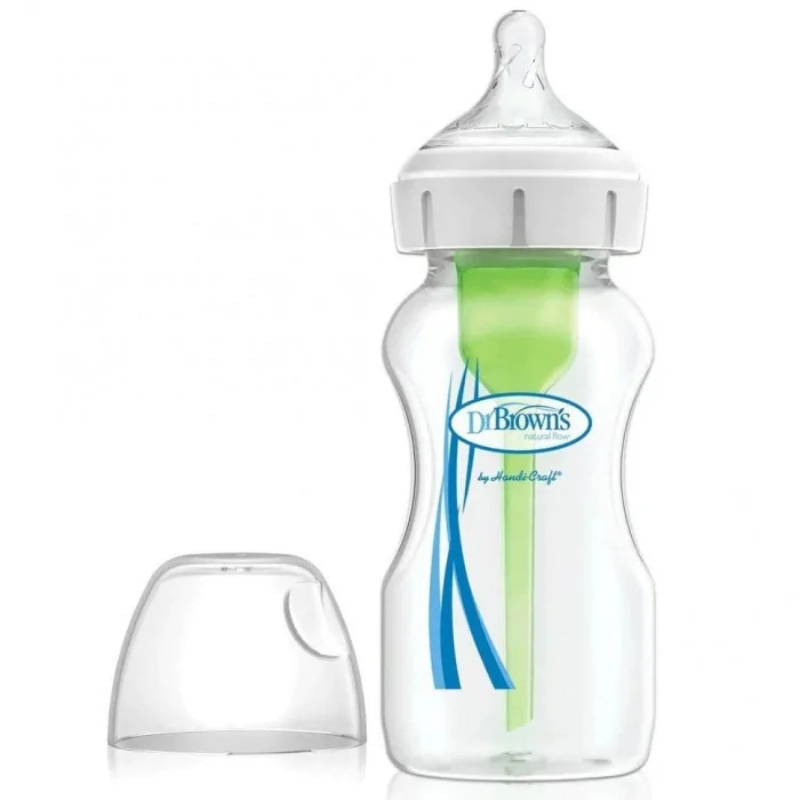 Dr Brown’s Biberon en verre 270ml  Anti-Colique Cole large