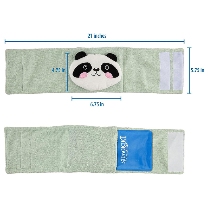 Dr browns Ceinture chauffante pour soulager les coliques pour bébé – panda 0m+