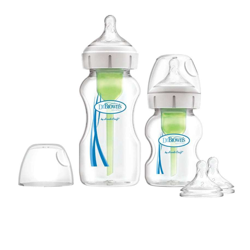 Dr. Brown’s Pack 2 biberons Anti-Colic  + 2 tétines