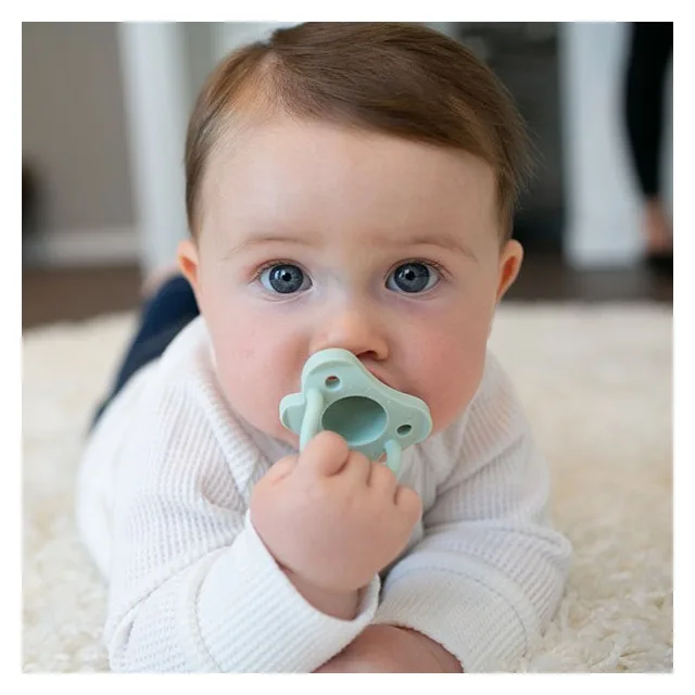 Dr. Browns Sucette en silicone 0-6 mois HappyPaci Bleu et  Vert