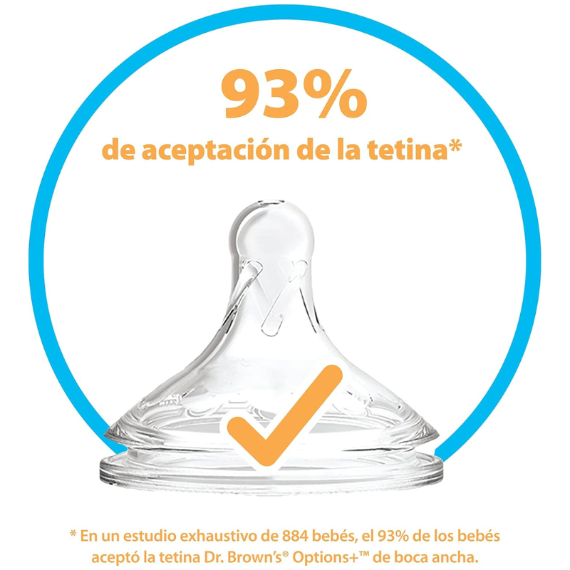Dr. Brown's Tétine silicone Options+ Large bouche Niveau 4 +9 mois