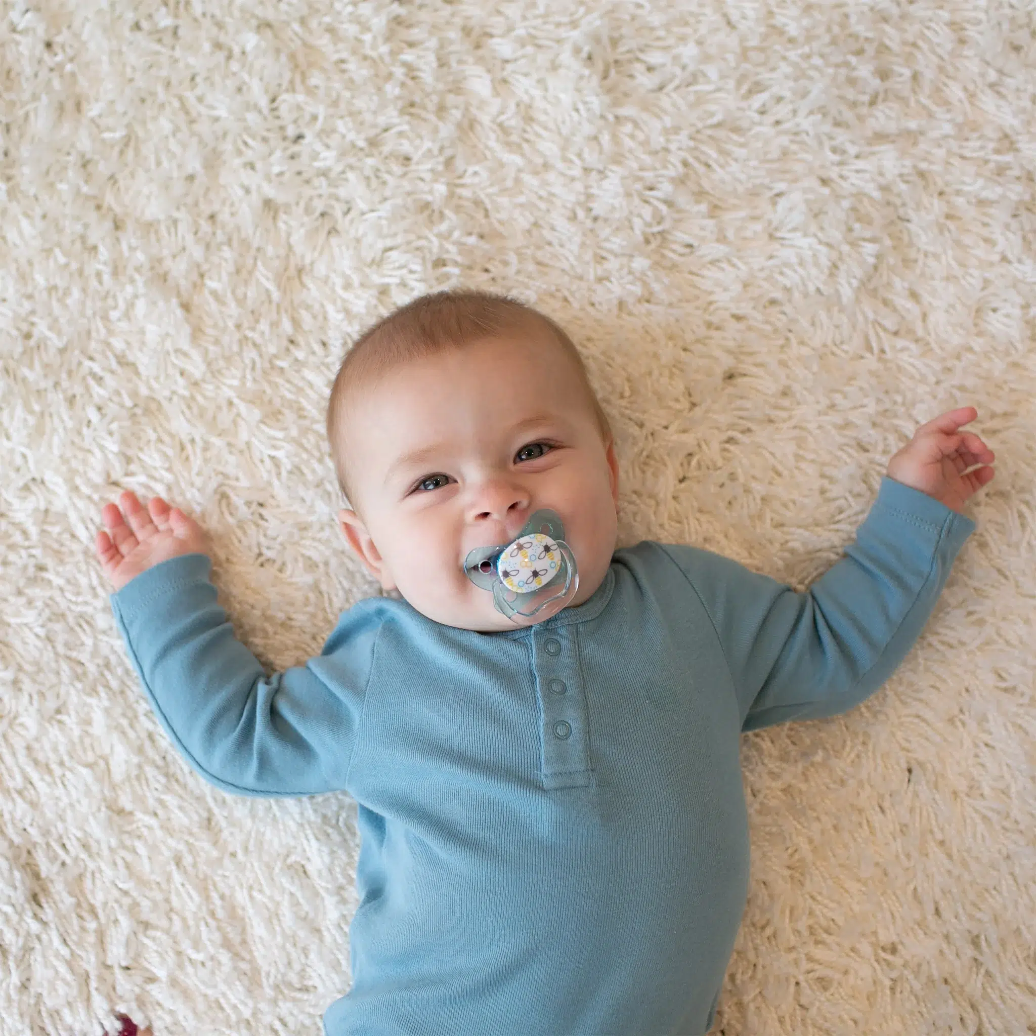 Dr.Brown’s Lot de 2 sucettes PreVent Lapin Bleu/Abeille 0-6mois