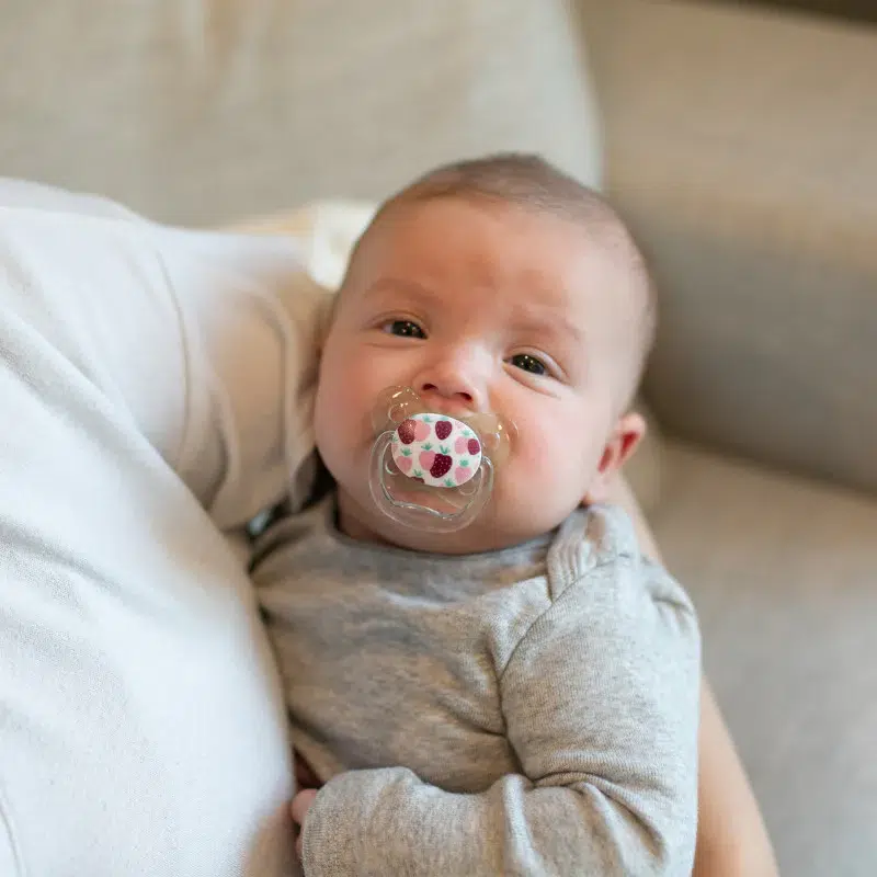 Dr.Brown’s Lot de 2 sucettes PreVent Lapin rose/Fraise 0-6mois