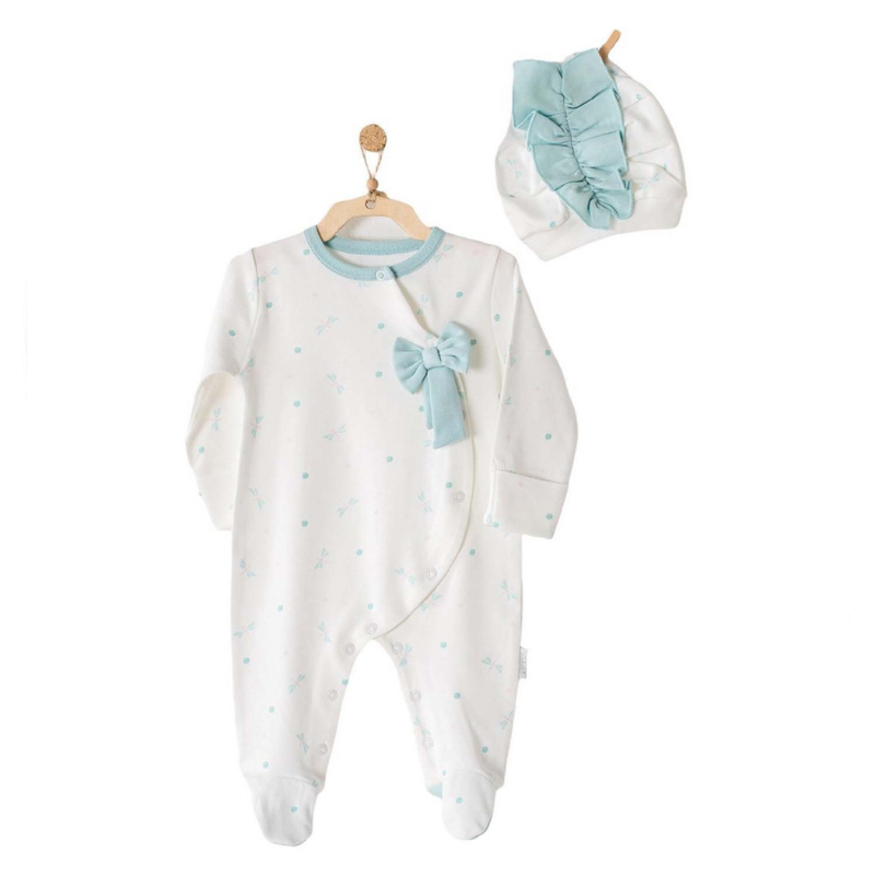 xx Ensemble barboteuse bébé Andywawa AC23117 Menthe