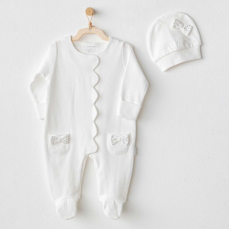 Ensemble barboteuse pour bébé fille AC25823- Andywawa