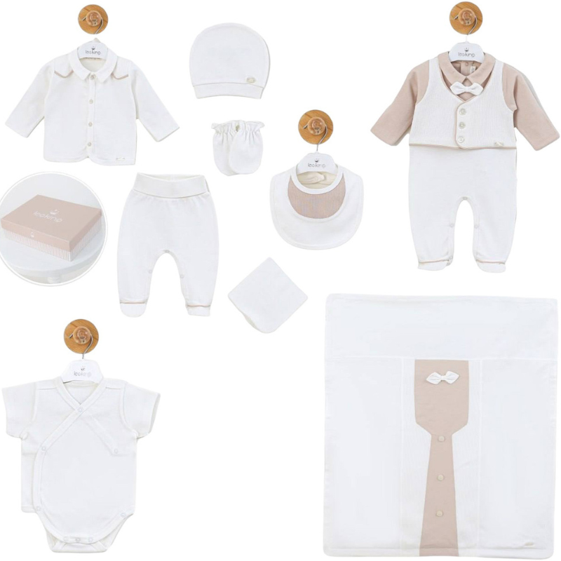 xx Ensemble de 9 articles Beige - leoKing