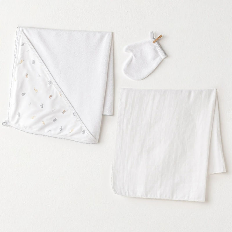 xx Ensemble de serviettes Andywawa Little King 3 pièces AC25815 Blanc