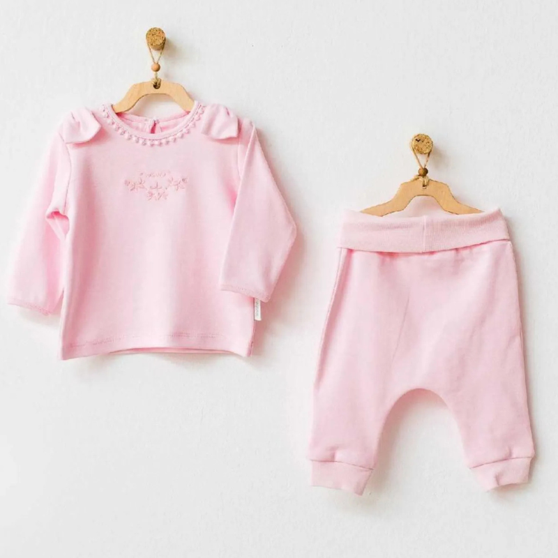 xx Ensemble Fille 2 pièces pour bébé  Rose - Andywawa