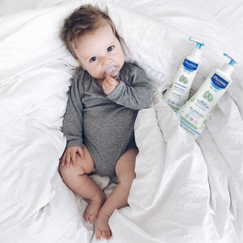 Gel lavant doux Mustela à l’avocat bio