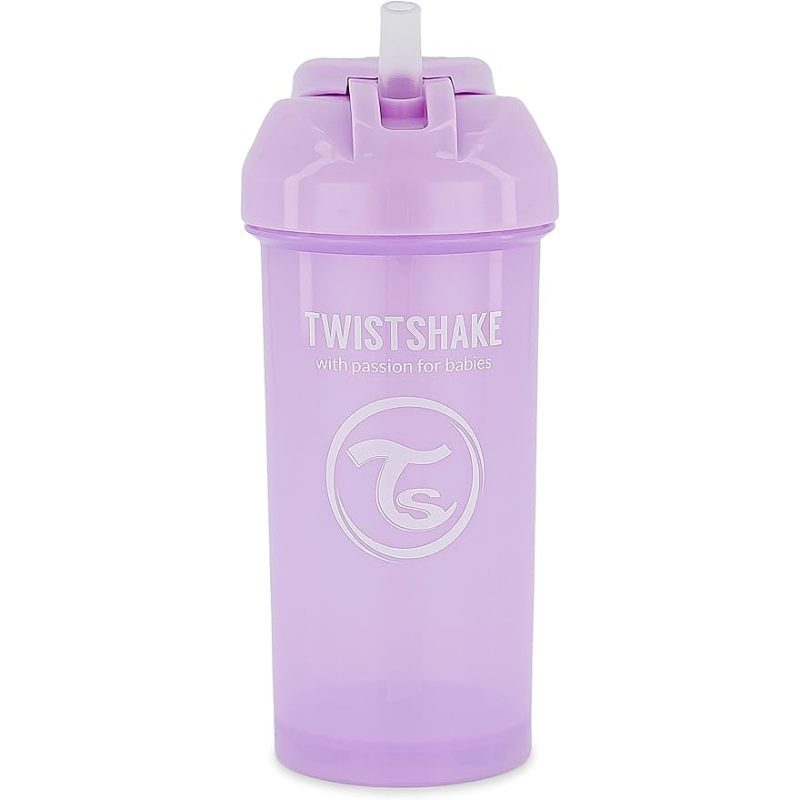 xx Gobelet à paille Twistshake 360 ​​ml - Violet - 6 mois plus