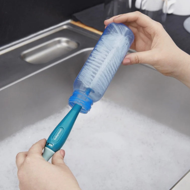 Goupillon pour biberon - Bleu -Babymoov