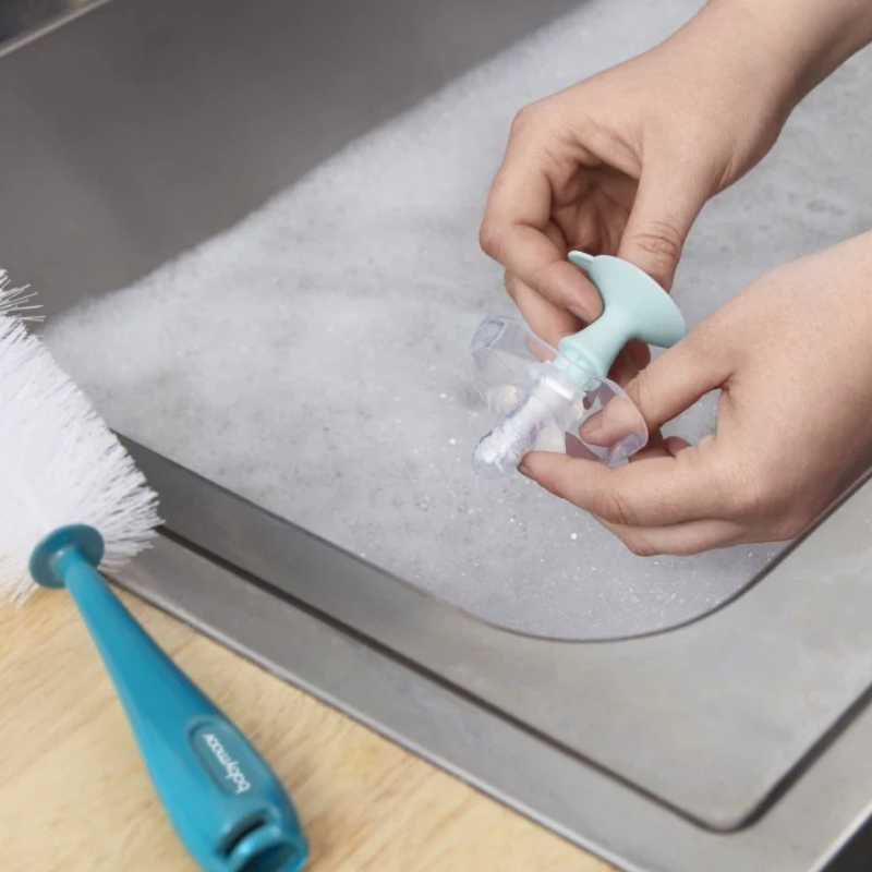 Goupillon pour biberon - Bleu -Babymoov