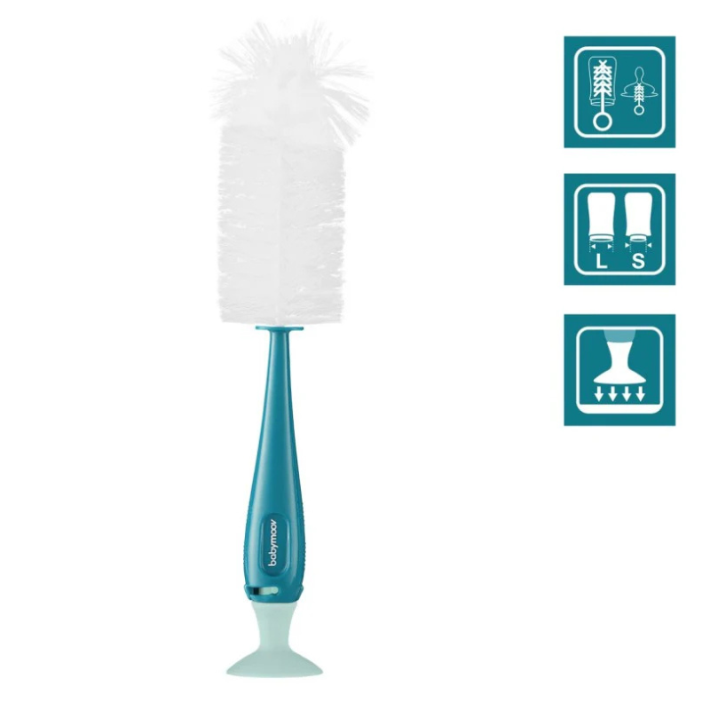 Goupillon pour biberon - Bleu -Babymoov